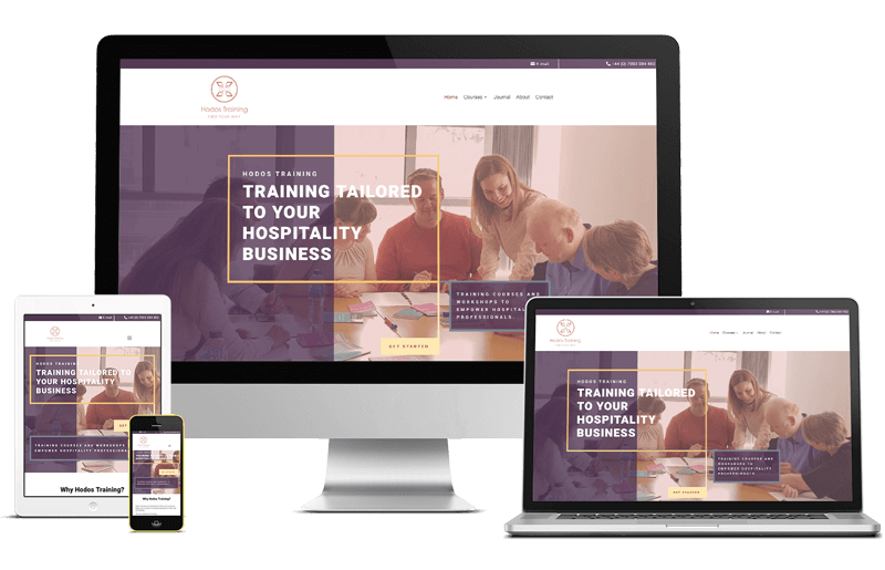 Hodos Training Website re-design